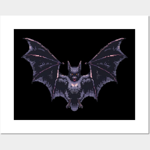 16-Bit Bat Wall Art by Animal Sphere